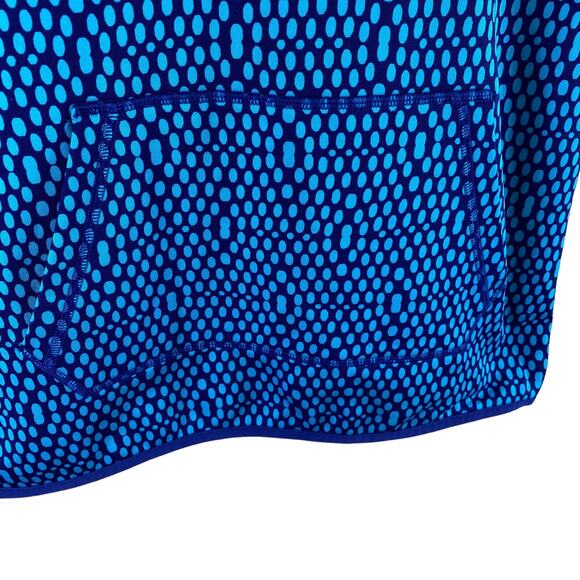 Nike Blue Therma-Fit Hooded Sweatshirt Medium - Picture 3 of 6